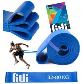    OTPORNA GUMA ZA VJEŽBE POWER BAND Trake za vježbanje BLUE STRONG 32-80kg