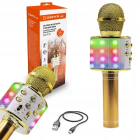   Karaoke mikrofon s Bluetooth zvučnikom i LED svjetlima za djecu
