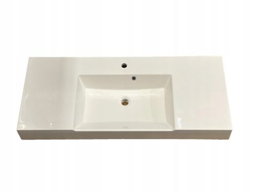Ideal.X luksuzni pravokutni umivaonik od sintetičkog mramora, dimenzija 120 x 51 cm, sa modernim dizajnom i visokom kvalitetom izrade. Uživajte u eleganciji i funkcionalnosti ovog umivaonika koji će s