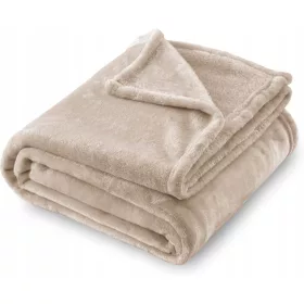   Kvalitetni Kameleon deka od mikrofibre 200 cm x 220 cm u bež boji