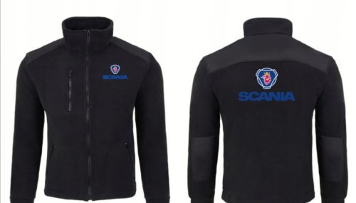 Muški flis s vezom SCANIA logotipa veličina 5XL
