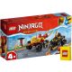  LEGO Ninjago Kai i Ras u dvoboju automobila i bicikla 71789 + LEGO papirnata vrećica