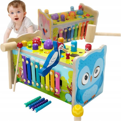 Drvena mozgalica Montessori za vježbanje uma