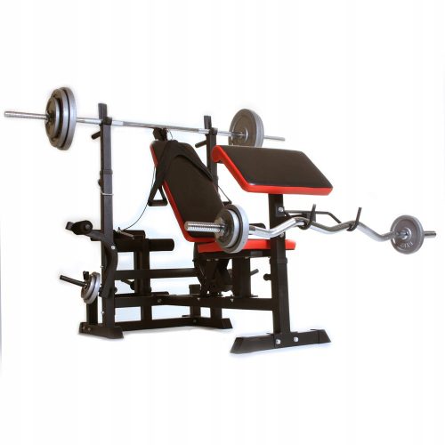  Velika, podesiva klupa za vježbanje s MULTI GYM preacherom