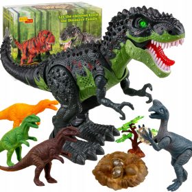 DINOZAUR T-REX INTERAKTIVNA ZELENA FIGURA