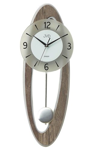 JVD zidni sat, nijanse smeđe, nijanse sive, 22 cm