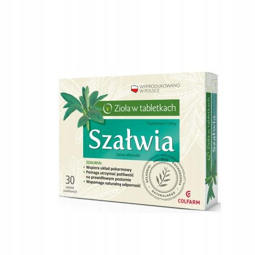 Colfarm Kadulja Dodatak Prehrani - Protiv Znojenja 30 Tableta