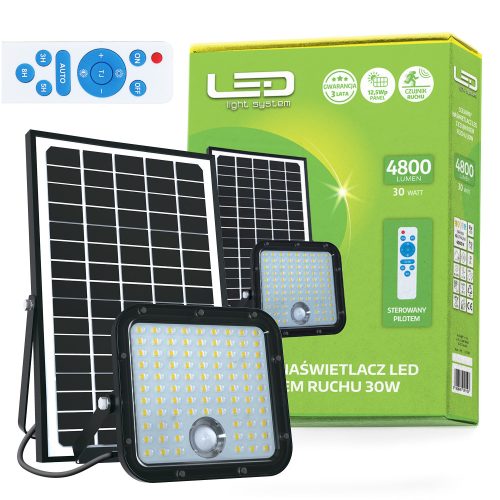 Halogeni reflektor sa senzorom pokreta Solarni LED 30W