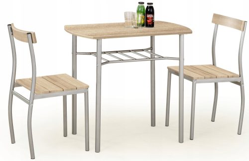 Halmar Lance set stola s 2 stolice 50x82 cm sonoma hrast