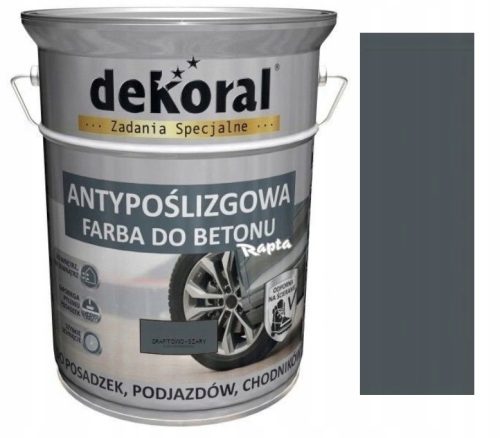 Dekoral akrilna boja za beton 5 l grafitno siva mat