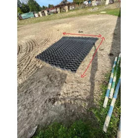   Rešetke, površine za vrt - Plastična rešetka 260 x 630 x 15 cm