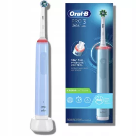    Oral-B Pro 3 3000 električna četkica za zube, plava i bijela