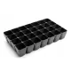  Posuda za cvijeće 35 cm x 21,5 x 6,5 cm plastična crna