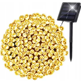   LAMPE ZA VANJSKO UKRAŠAVANJE SOLARNIMI LAMPICAMA ZA BOŽIĆNO DRVCE GARLAND 100 LED BOŽIĆ
