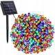 LAMPICE ZA JELKU SOLARNE VANJSKE 200 LED MULTIKOLOR GIRLANDA BOŽIĆNE