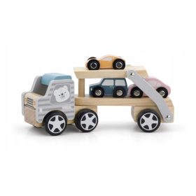 VIGA Drvena igračka kamion s automobilima PolarB 44014