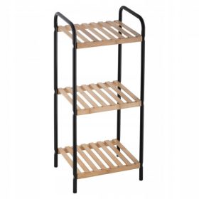 Kupaonska polica od bambusa, ormarić s 3 police