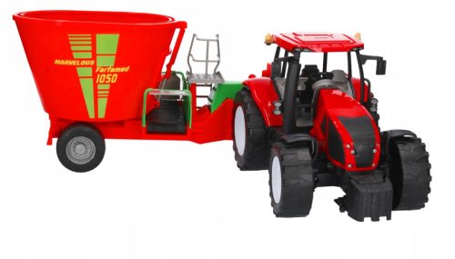 Veliki Traktor s Prikolicom za Doziranje