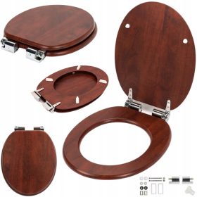 Oryx WC daska od MDF-a, smeđe i bež nijanse