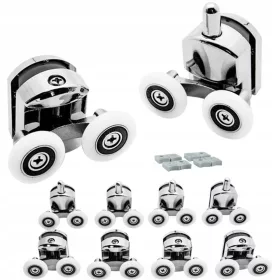 Rolete za tuš kabinu, set, pune, kotači 23 mm