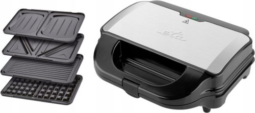  Pekač za sendviče 4 tanjura Pekač za vafle Grill toast ETA Sorento 900W 4u1