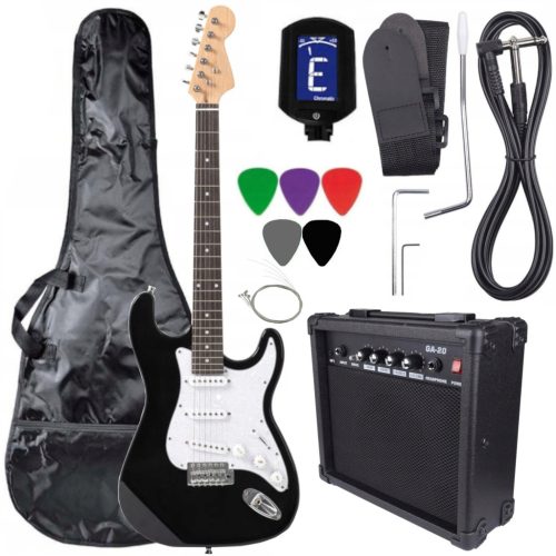 Električna gitara Evander Stratocaster sa pojačalom 20 W