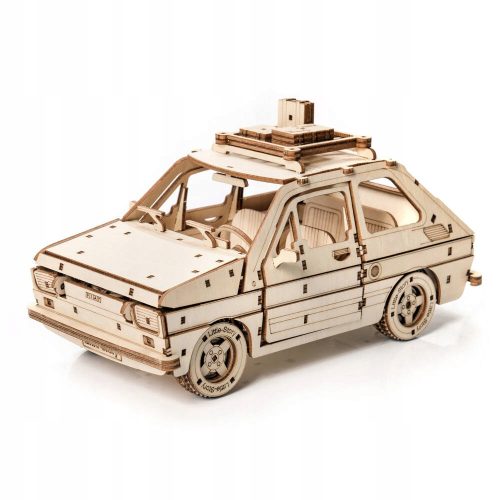 Drvena slagalica 3D model Automobilski Fiat 126P Maluch