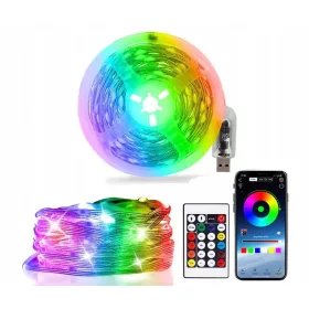   SK-Led Božićne svjetiljke za jelku unutar 10m 100 LED RGB IC Smart