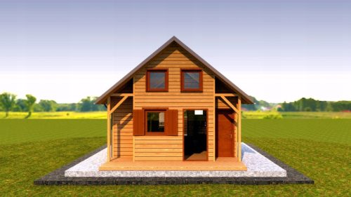 Vrtna kućica za alat - Drveni ljetnikovac 5m/7m 20mm