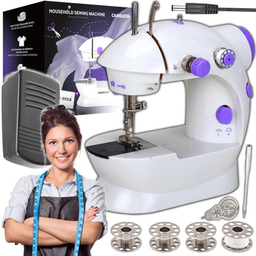 Croatian Name: Kompaktna Mini Šivaća Mašina Cameleon sa Dodatnom Opremom

SEO-Optimized Description:
Mini šivaća mašina Cameleon je multifunkcionalni alat spreman za rad u svakom trenutku. Iznenadit ć
