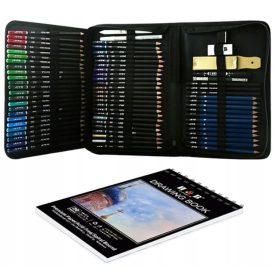 Umjetnički set za crtanje H & B 96 elemenata