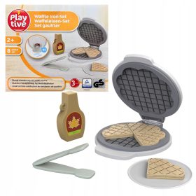 Dječji drveni aparat za vafle Playtive s 8 elemenata