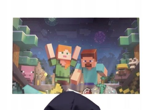 DJEČJI TEPIH MINECRAFT ZAIGRAJ, UŽIVAJ I UČI 3D 100x150