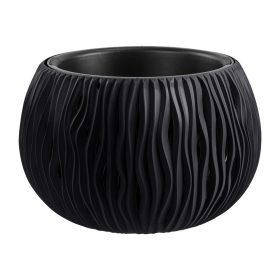    Prosperplast teglica za cvijeće 29 cm x 29 x 19,5 cm promjer 29 cm plastične nijanse sive i srebrne