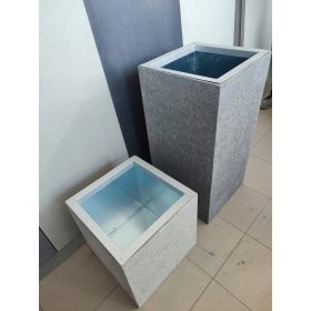 Koš za smeće od betona s umetkom 40l