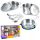 KUHINJSKI SET LONACA OD METALA 30X20 CM