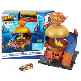 HOT WHEELS SET RALLY BURGER HOUSE