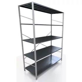 Metalna police za skladište 200 x 130 x 60 cm