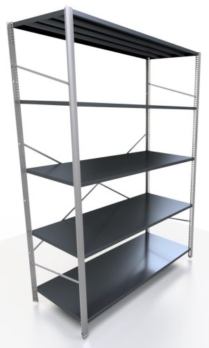 Metalna police za skladište 200 x 130 x 60 cm