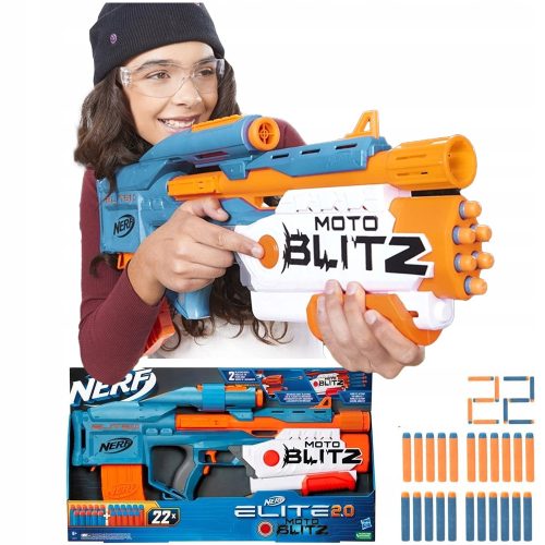 NERF Elite 2.0 MotoBlitz 2w1 Automatska Puška i Sačmarica