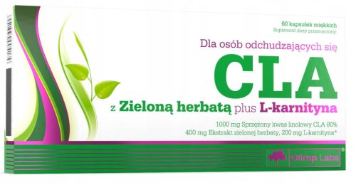 CLA s Zelenim Čajem i L-karnitinom - 60 kapsula za mršavljenje i metabolizam