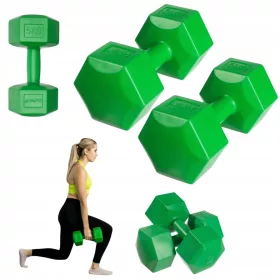  DrFit fiksne bitumenske bučice 2x 5 kg