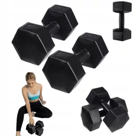  Fiksne bitumenske bučice DrFit 2x 6 kg