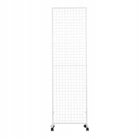    Rešetka, postolje, vrhunski zaslon na kotačima. 60 x 200. Bijela