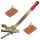 Set zagrizača za oplate s ključem - 50 komada, 6-10 mm