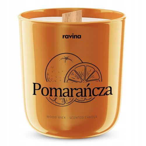 Orange Ravina svijeća s mirisom soje, 1 kom.