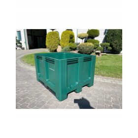 Kvalitetna plastična paletna kutija, 3 vodilice, 120x100