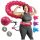 Hula Hop za mršavljenje s cijevima XXXL PLUS SIZE 145 cm STRUKA + ležajevi