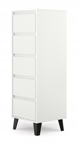  Komoda TopEshop Scandi 5S 40 x 39 x 120,5 cm bijela bijela