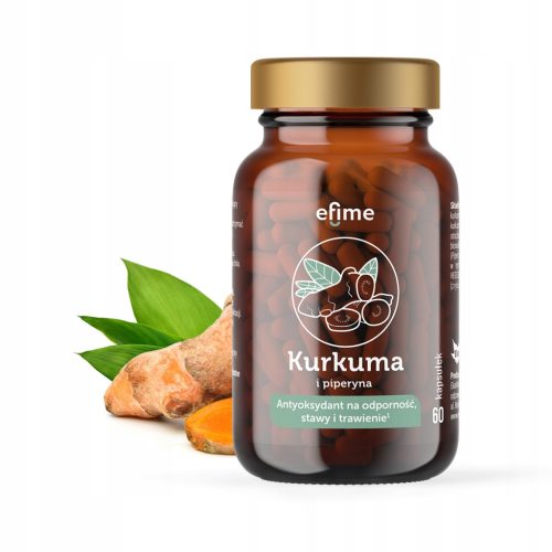 Kurkuma s Piperinom 95% - 400 mg za Probavu i Zglobove, 60 Kapsula